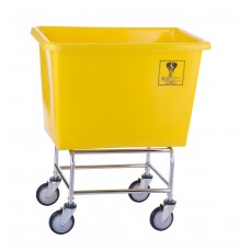 6 Bushel Elevated Poly Truck, Yellow