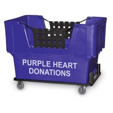 Purple Heart Collecting Donations Cart