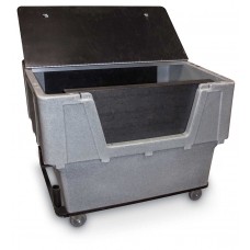 Secure Commercial Rolling Utility Bin