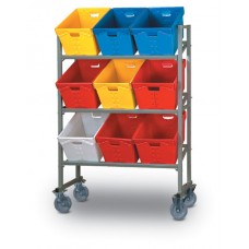 9 Tub Capacity Mobile Sort Rack