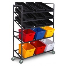 6 Tub, 9 Tray Transport Cart