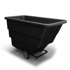 Tilt Truck 1 Yard - Black - Stencil (1) - Cover - Hinged access panel 