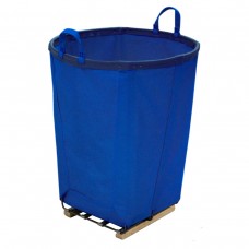 8 Bushel Blue Round Basket.