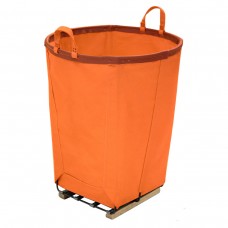 8 Bushel Orange Round Basket.
