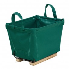 3 Bushel Green Small Carry Baskets