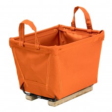 3 Bushel Orange Small Carry Baskets