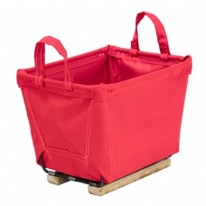 3 Bushel Red Small Carry Baskets