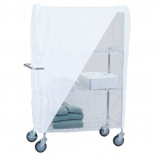 White Nylon Utility Cart Cover Kit, 24x48x42