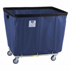 16 Bushel Permanent Liner Basket Truck w/ Antimicrobial Liner, Navy