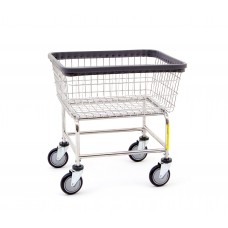 Chrome Narrow Wire Laundry Cart