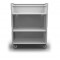 Convertible Shelf Bulk Cart - Metallic Silver Cool