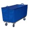 12 Bushel Blue Flatwork-Ironer Production Truck (With Spring Lift Platform)