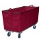 14 Bushel Burgundy Flatwork-Ironer Production Truck (With Spring Lift Platform)