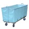 14 Bushel Lt. Blue Flatwork-Ironer Production Truck (With Spring Lift Platform)