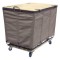 20 Bushel Grey Lockable Wood Covered Truck.