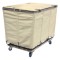 24 Bushel Tan Lockable Wood Covered Truck.