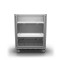 Convertible Shelf Bulk Cart - Black - Stencil (2) - Wire Shelves (2) - Casters (8")