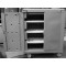 Convertible Shelf Bulk Cart - Black - Wire Shelves (2) - Casters (6")