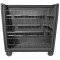 Convertible Shelf Bulk Cart - Black - Stencil (2) - Nylon Cover