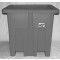 Bulk Container - Black - Stencil (1) - Lockable Cover - Drain Hole