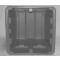 Bulk Container - Black - Stencil (1) - Lockable Cover - Drain Hole