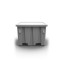 Bulk Container - Red - Stencil (1) - Casters